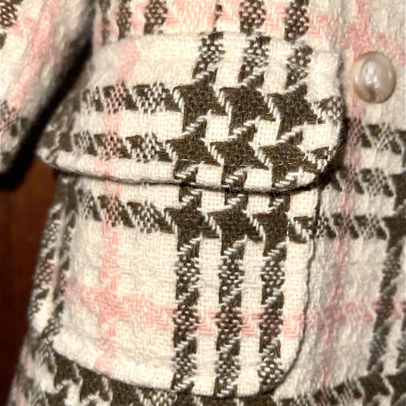 Burberry Tweed Pea Coat (9M) - Picture 3 of 9